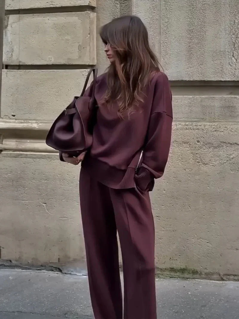 Nogaelle - Elegante Set Felpa Dalla Vestibilità Morbida - Image 5