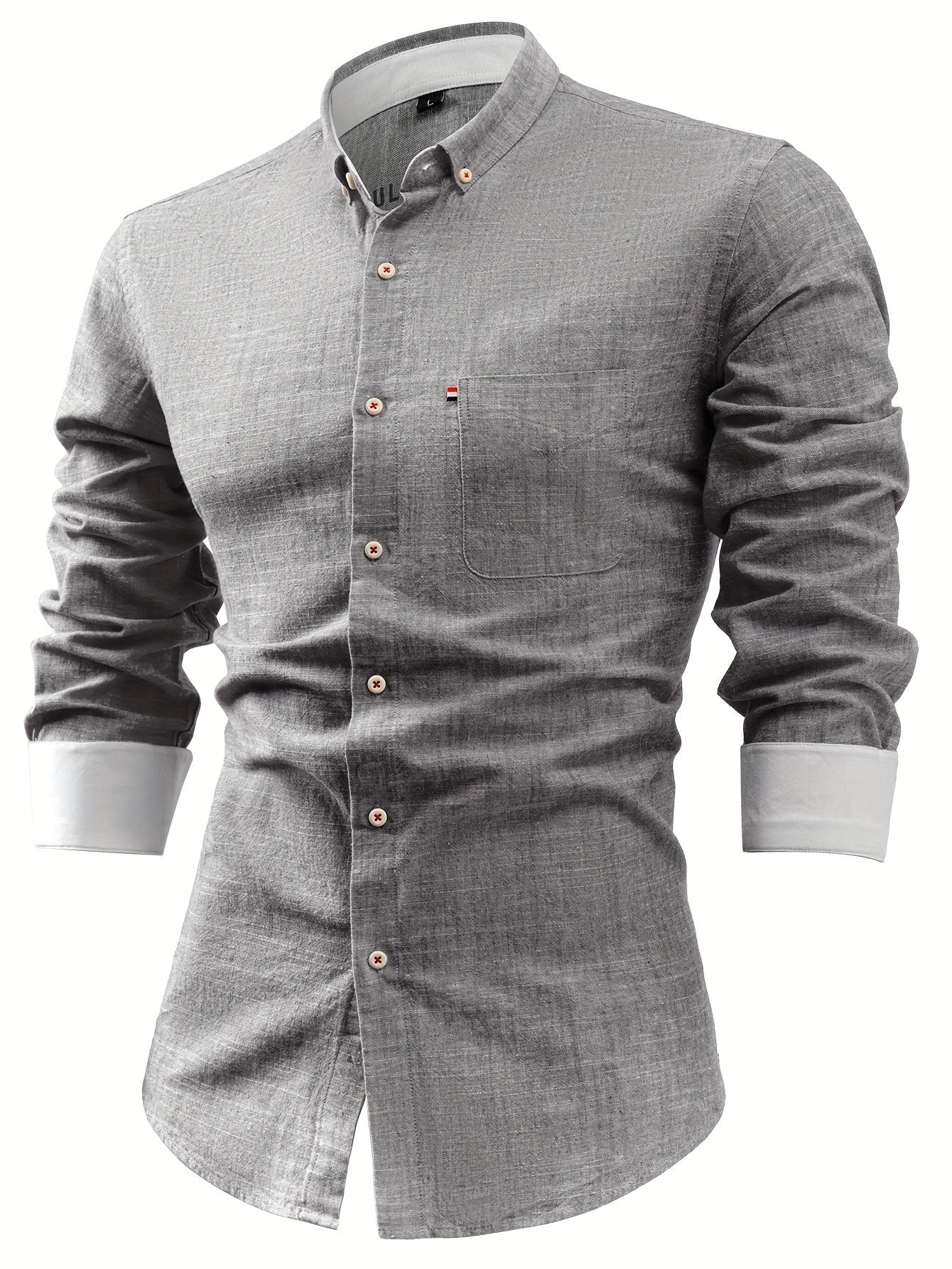 Nolan - Camicia a Maniche Lunghe Con Bottoni - Image 4