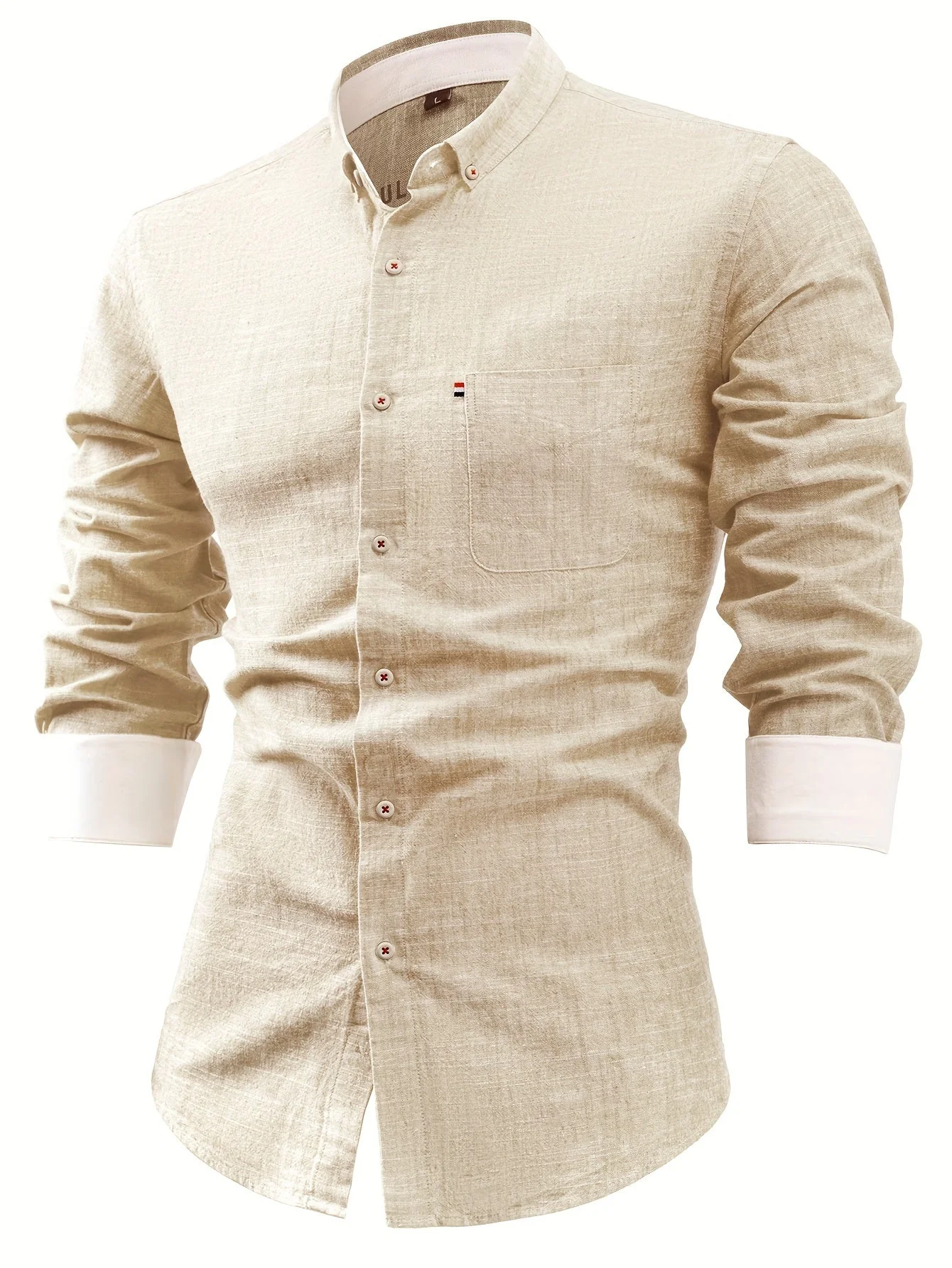 Nolan - Camicia a Maniche Lunghe Con Bottoni - Image 5