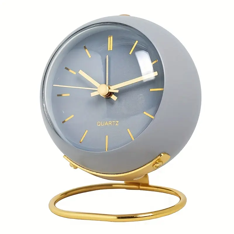 NordAura - Silenzioso Orologio Da Tavolo In Stile Nordico Per l'arredamento Della Casa - Image 2