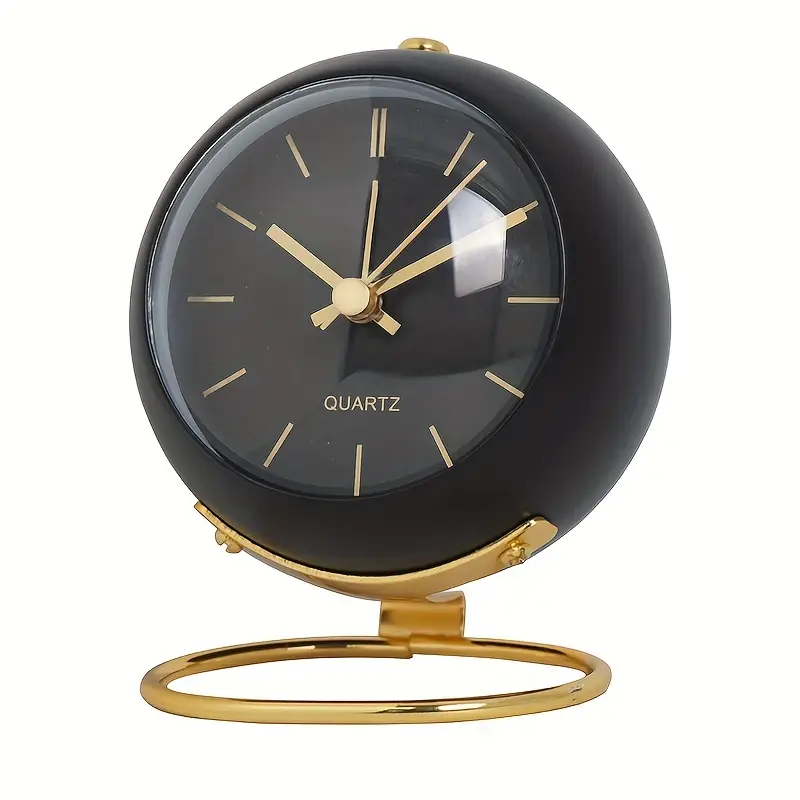 NordAura - Silenzioso Orologio Da Tavolo In Stile Nordico Per l'arredamento Della Casa - Image 5