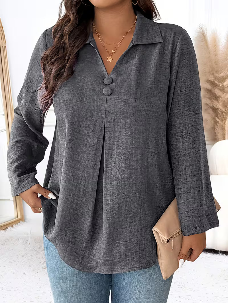 Noyelle - Camicia a Maniche Lunghe Con Bottoni - Image 8