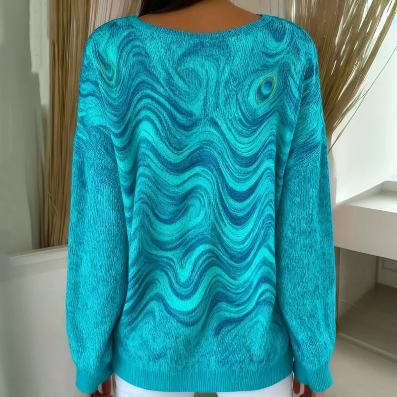 Nyella - T-Camicia Casual con Stampa Sfumata - Image 2
