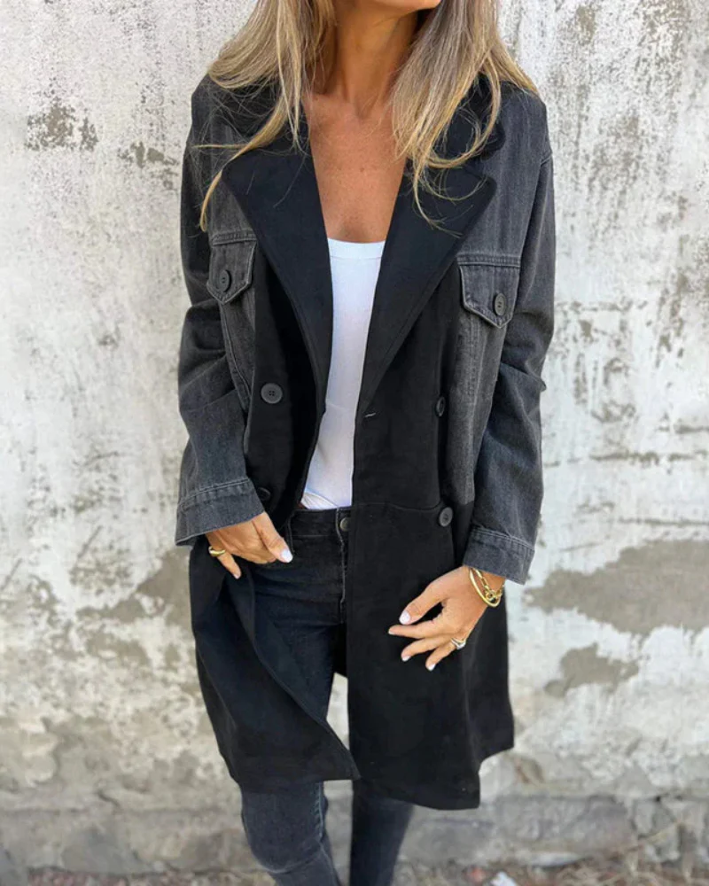 Olatz - Trench In Denim - Image 2