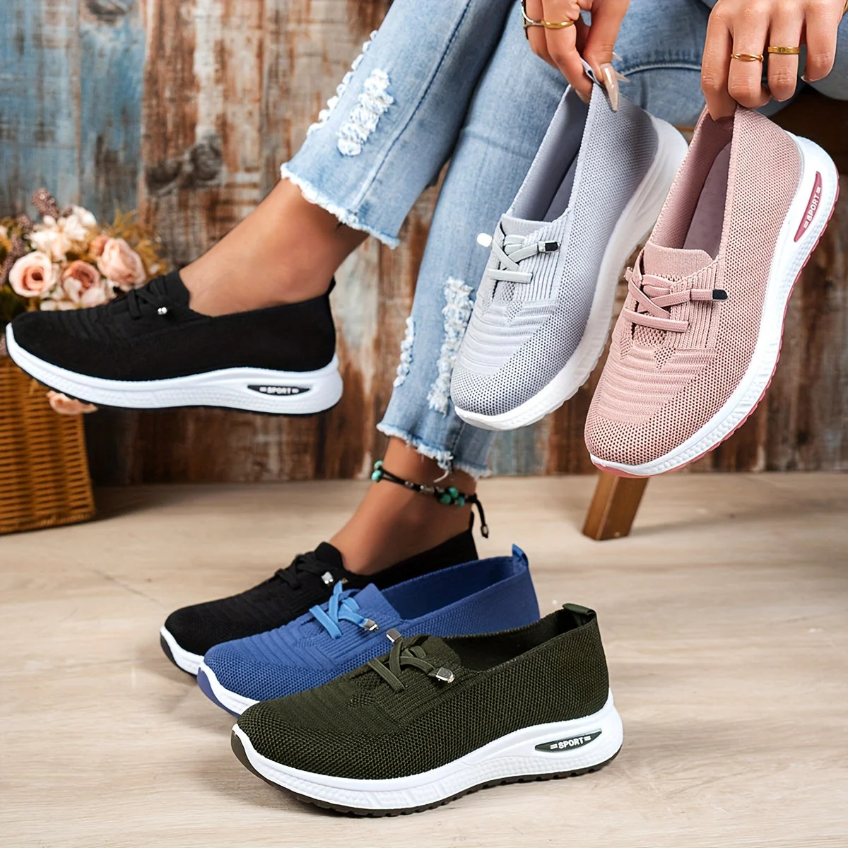 Olympe - Sneaker Moderna Leggera E Con Suola Morbida - Image 8