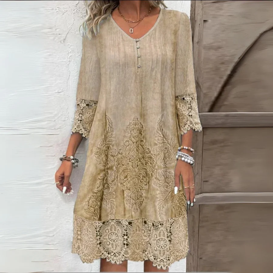 Ondessa - Elegante Abito In Pizzo - Image 3