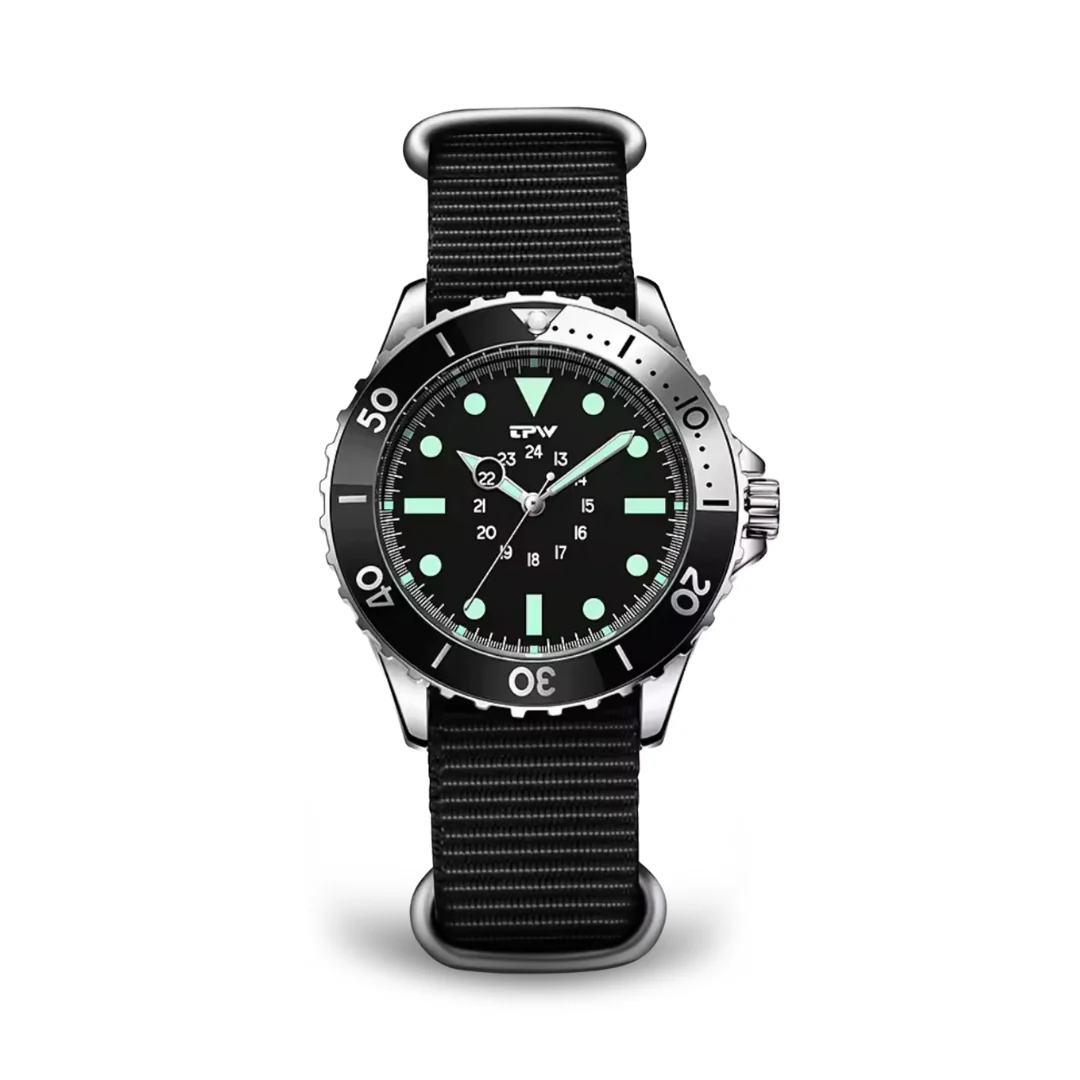 Orologio da campo stile subacqueo tattico impermeabile - Image 10