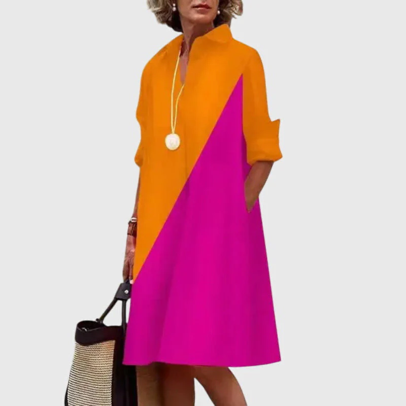 Oshadi - Elegante Miniabito Con Tasche - Image 9
