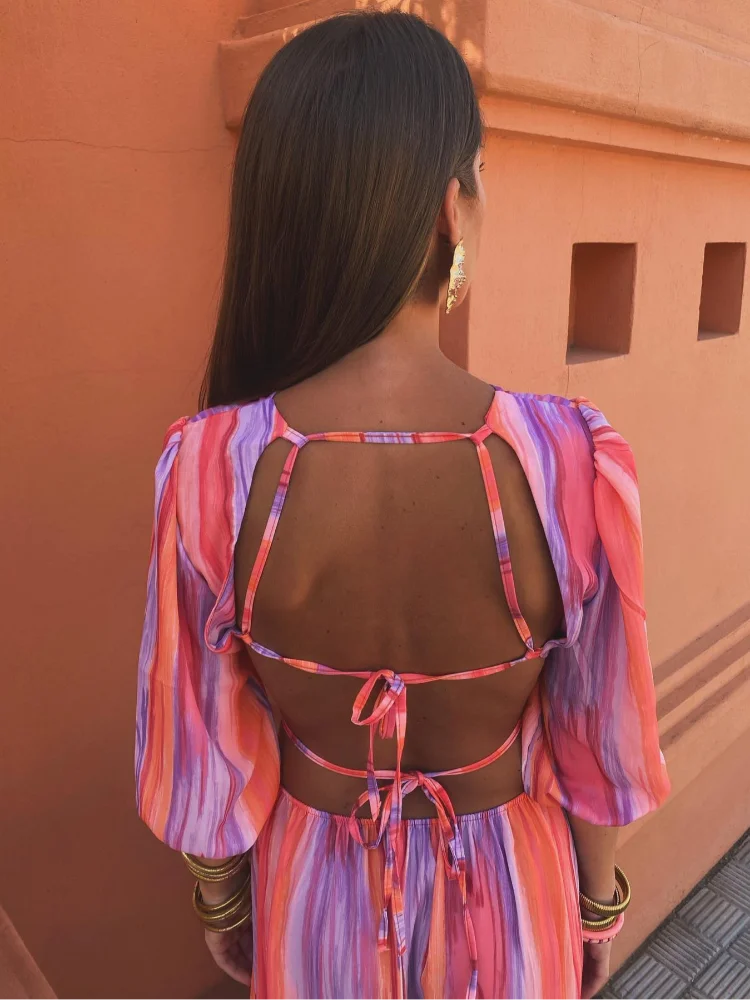 Paloma – Elegante Abito Con Scollo - Image 3