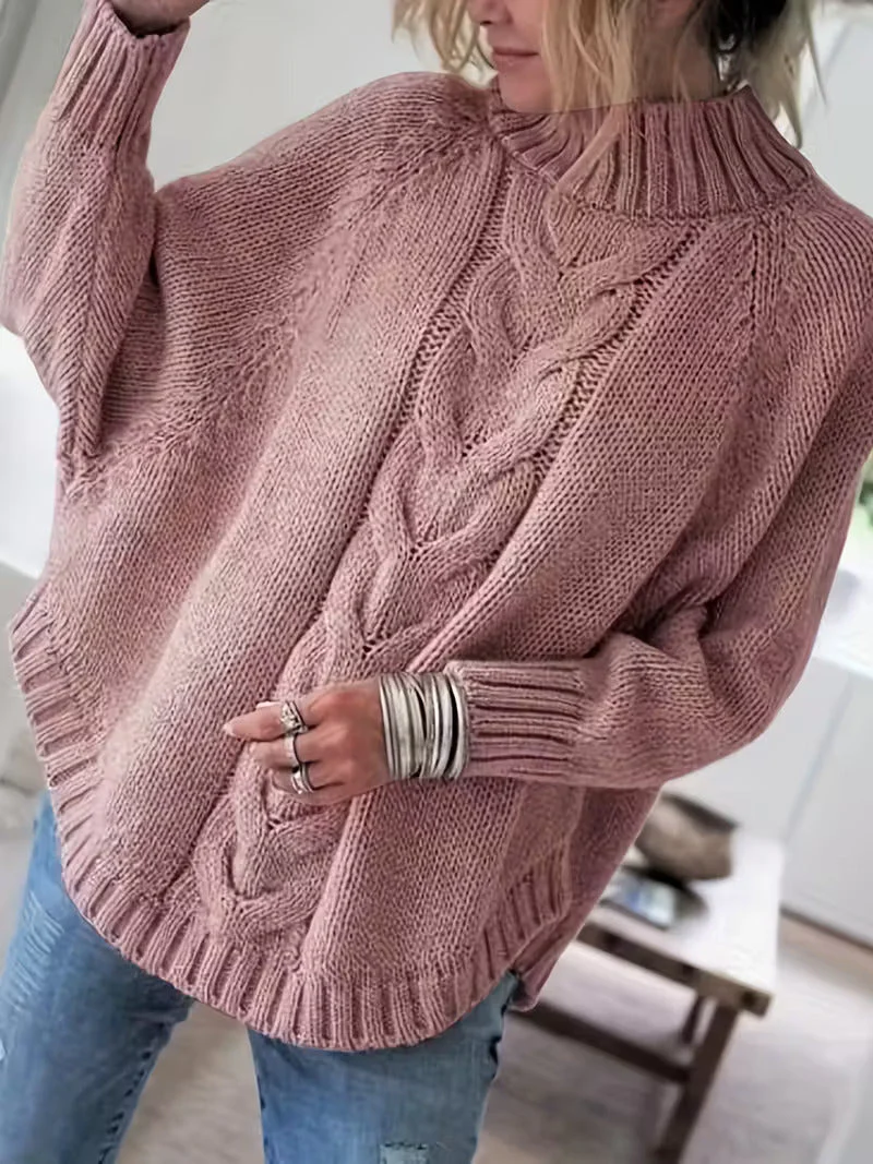 Pamella - Maglione Sovradimensionato Lavorato a Trecce - Image 3