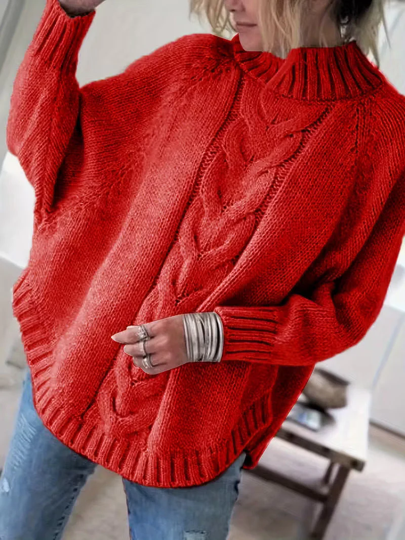 Pamella - Maglione Sovradimensionato Lavorato a Trecce - Image 5