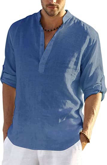 Panika - Camicia in Cotone e Lino - Image 11