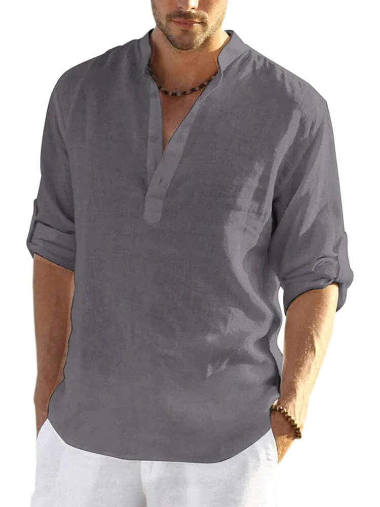 Panika - Camicia in Cotone e Lino - Image 12