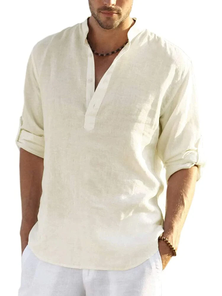 Panika - Camicia in Cotone e Lino - Image 3