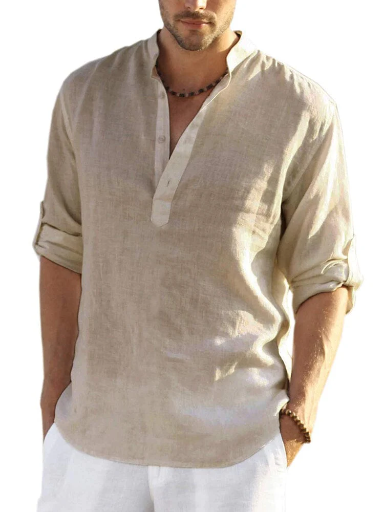 Panika - Camicia in Cotone e Lino - Image 6