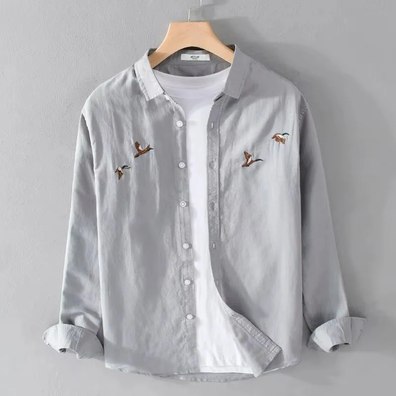 Paolo - Camicia casual Coastal Breeze - Image 3