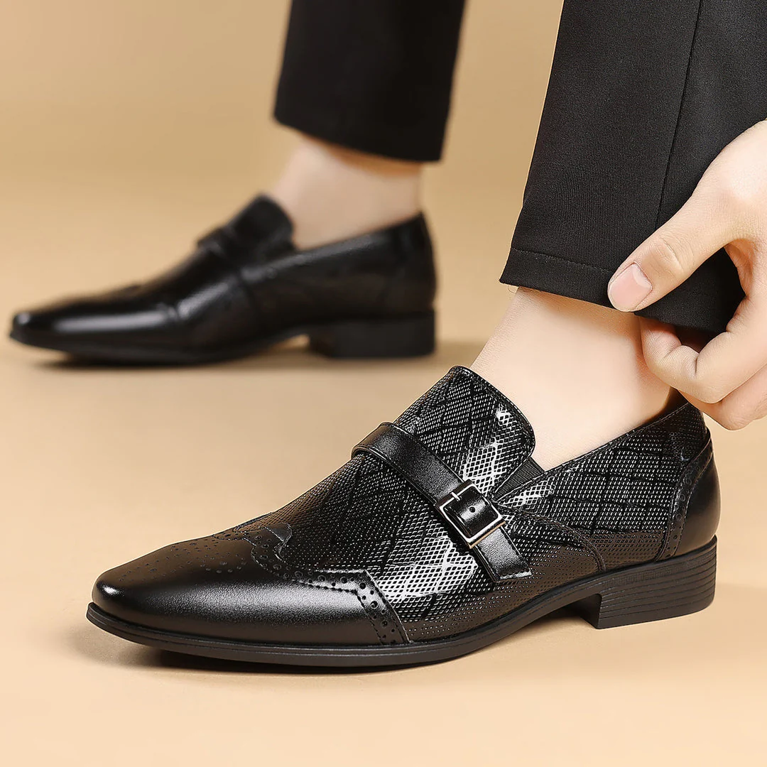 Pastor - Scarpa Eleganti Con Fibbia In Pelle - Image 6