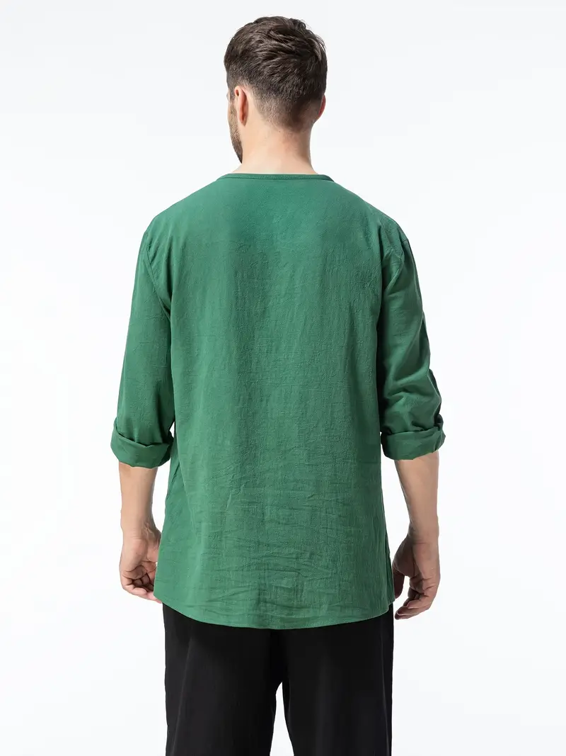 Pawel - Cotone Camicia a Maniche Lunghe - Image 17