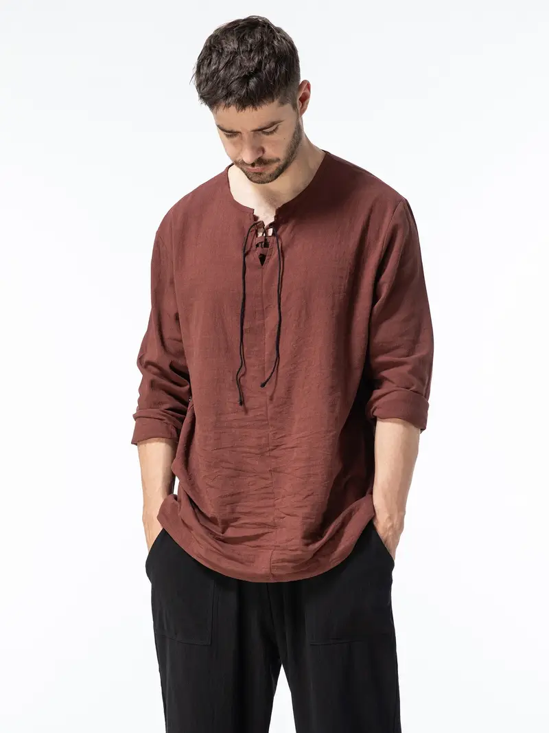 Pawel - Cotone Camicia a Maniche Lunghe - Image 22