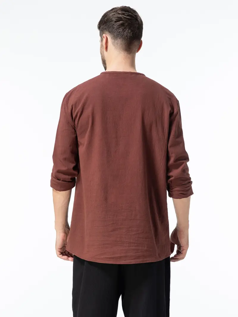 Pawel - Cotone Camicia a Maniche Lunghe - Image 23