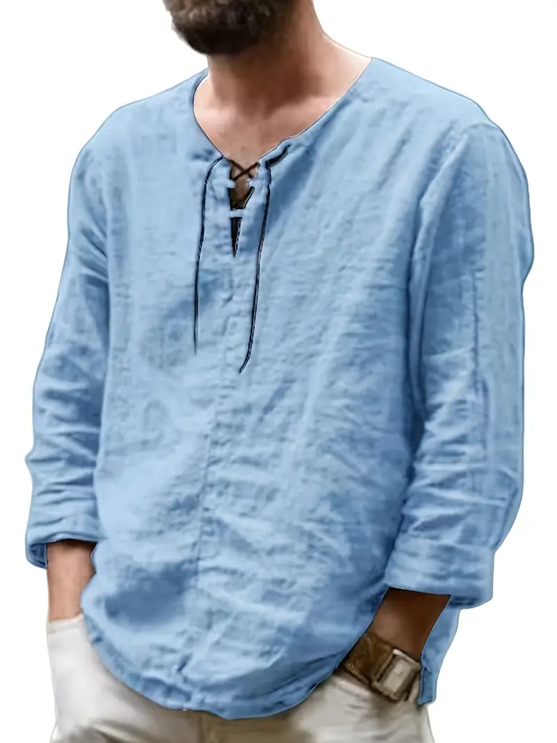 Pawel - Cotone Camicia a Maniche Lunghe - Image 5