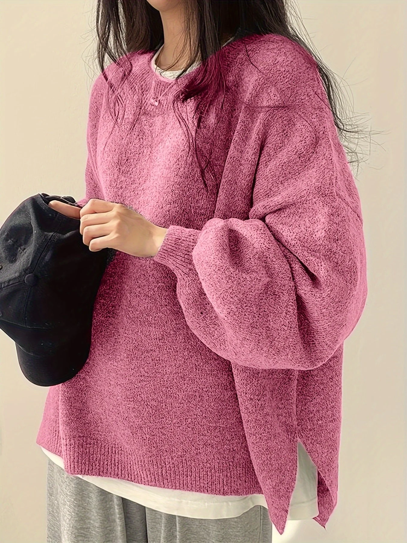 Pearline - Maglione Girocollo a Maniche Lunghe - Image 13