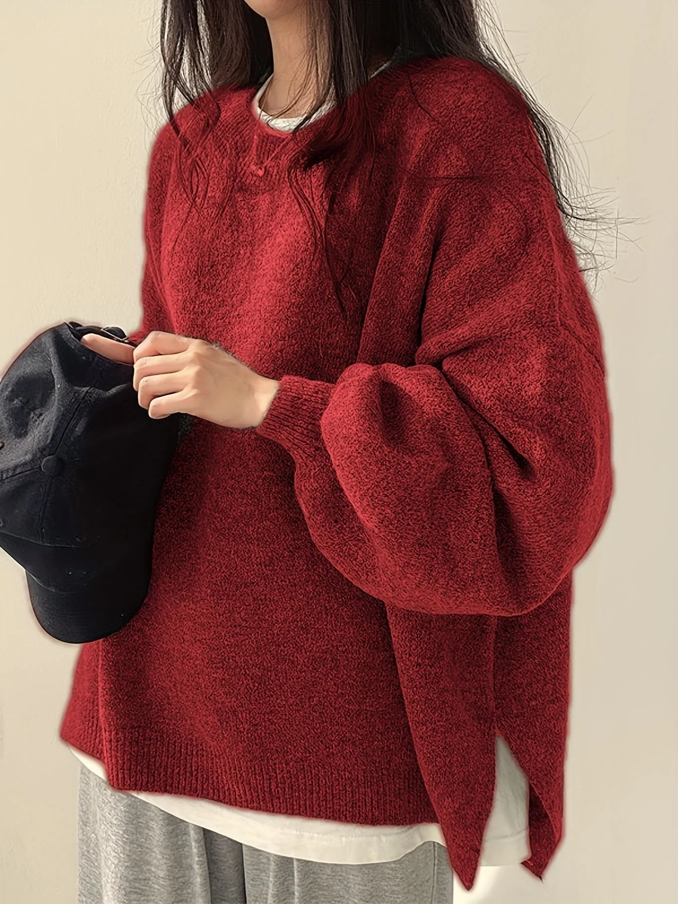 Pearline - Maglione Girocollo a Maniche Lunghe - Image 14