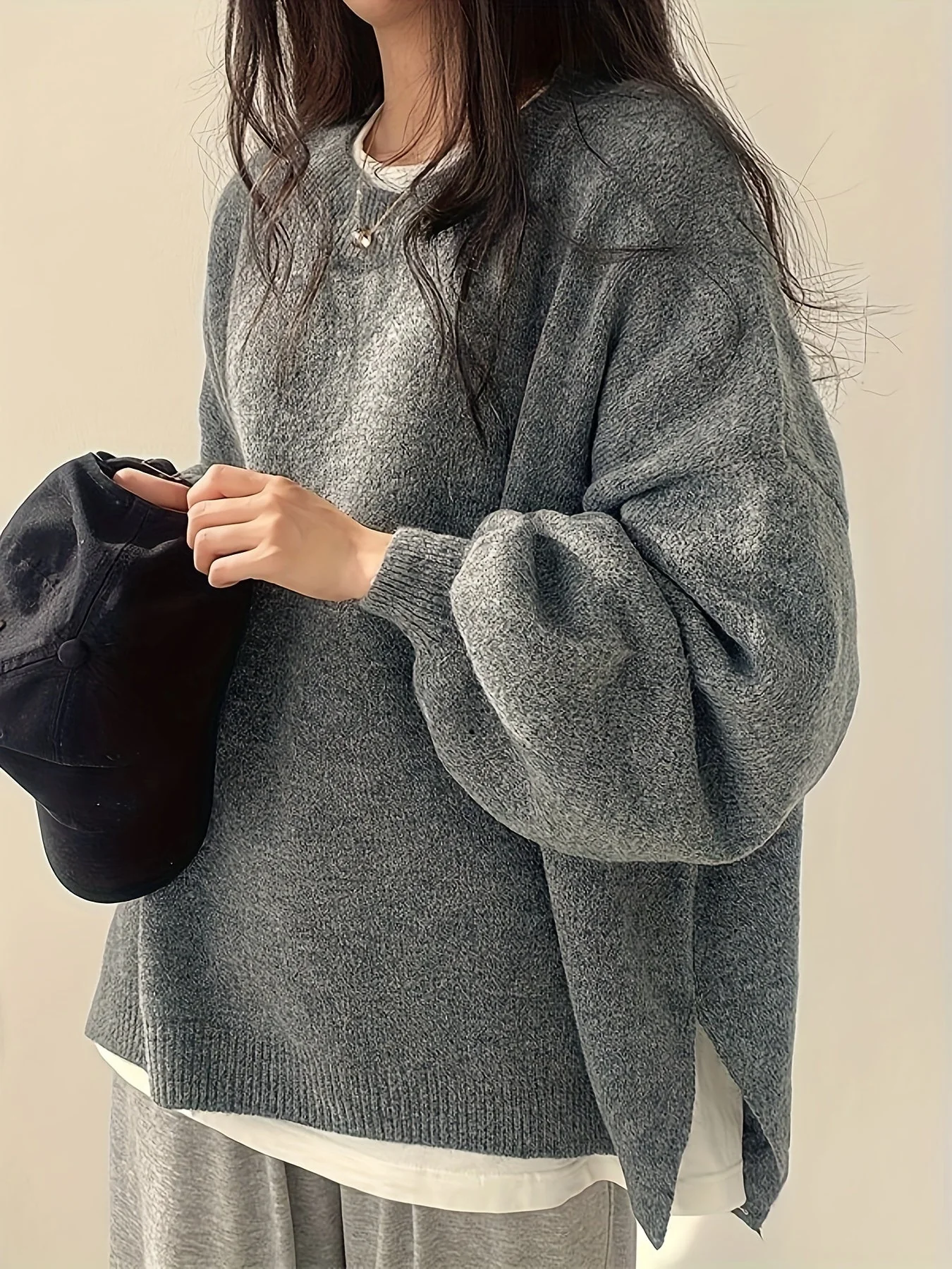 Pearline - Maglione Girocollo a Maniche Lunghe - Image 16