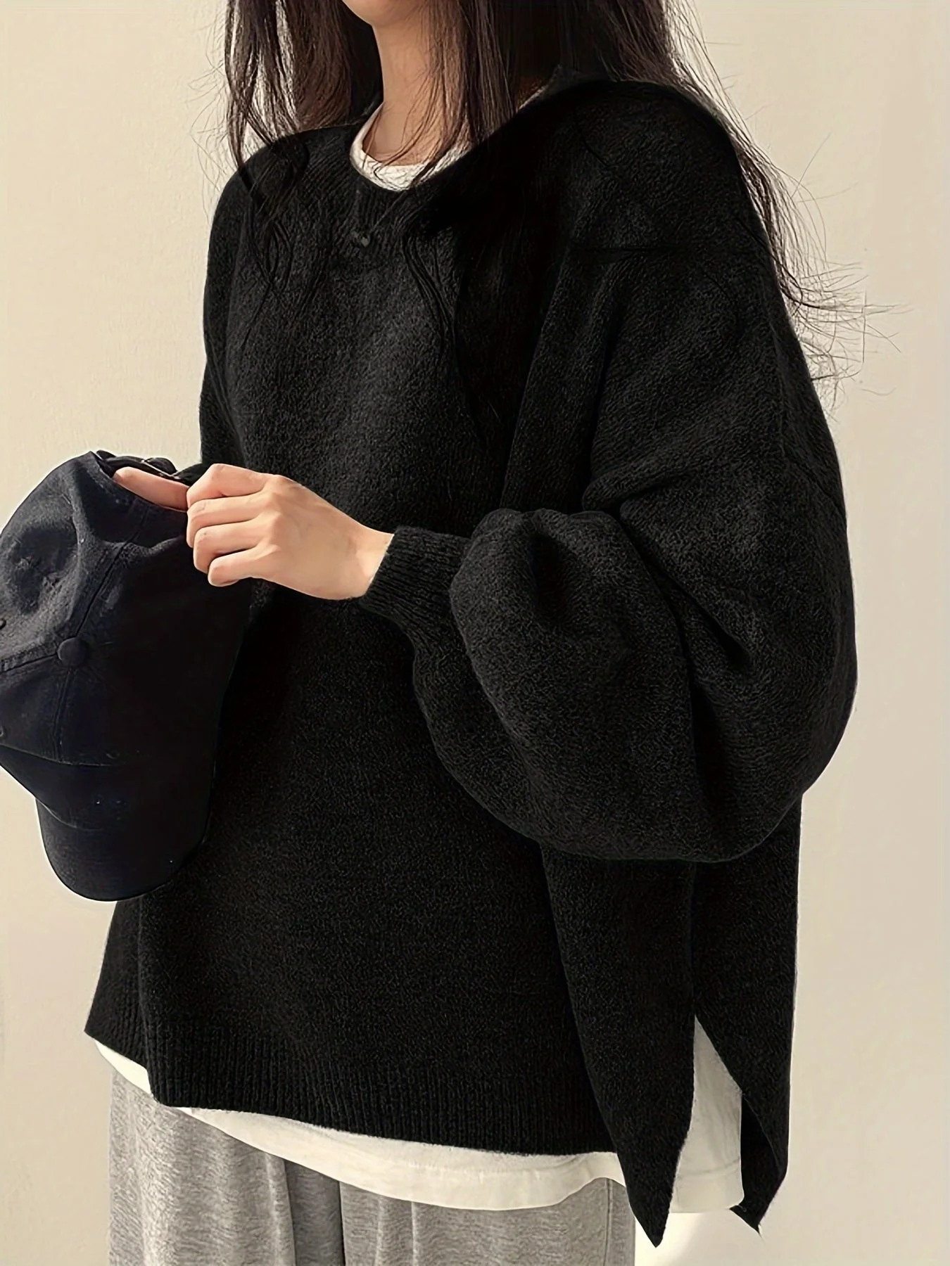 Pearline - Maglione Girocollo a Maniche Lunghe - Image 18