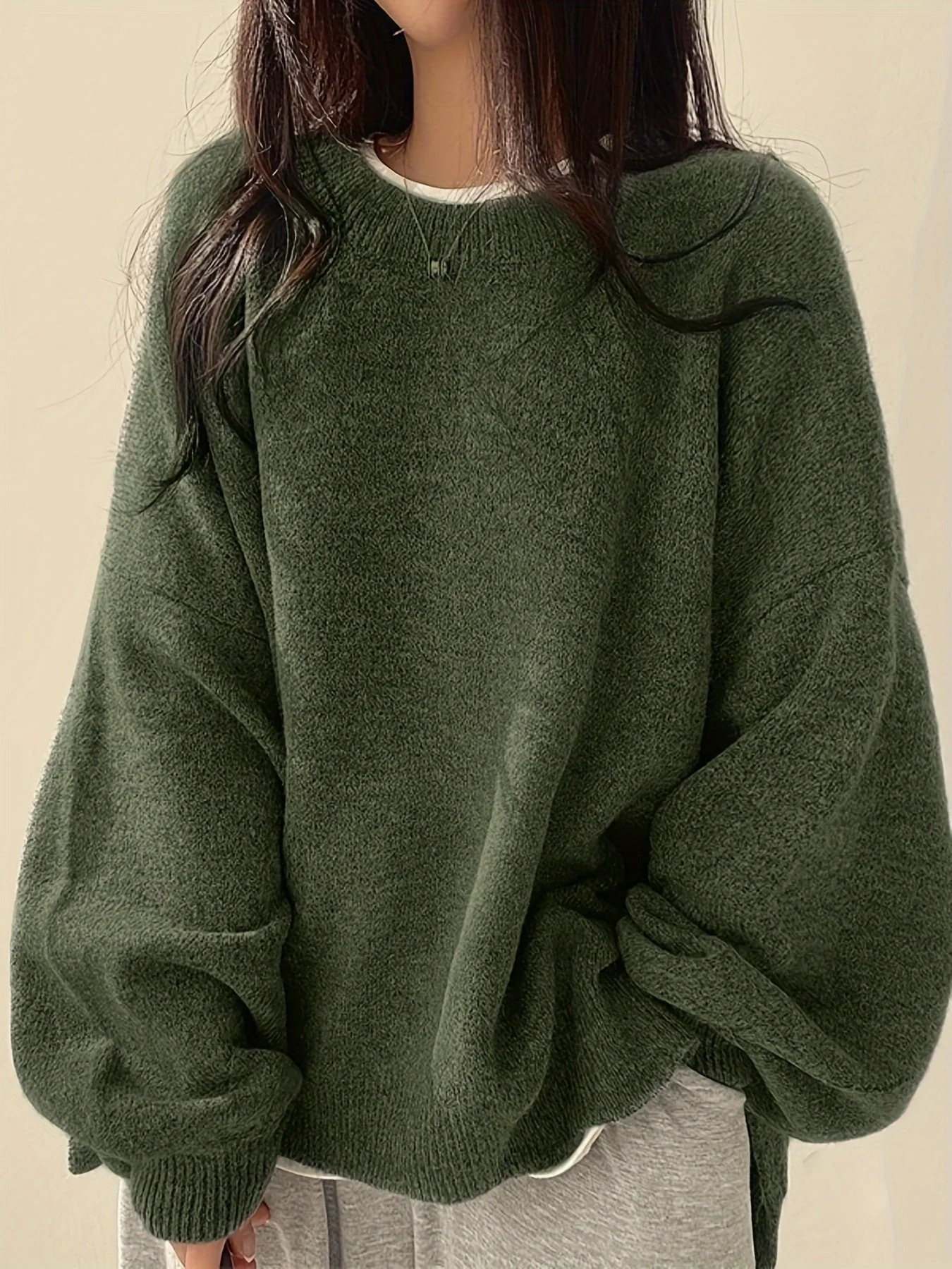 Pearline - Maglione Girocollo a Maniche Lunghe - Image 3
