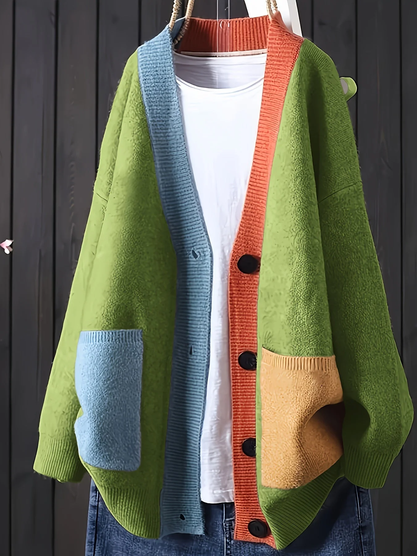 Peggy - Cardigan Casual Colorato Con Maniche Lunghe - Image 2