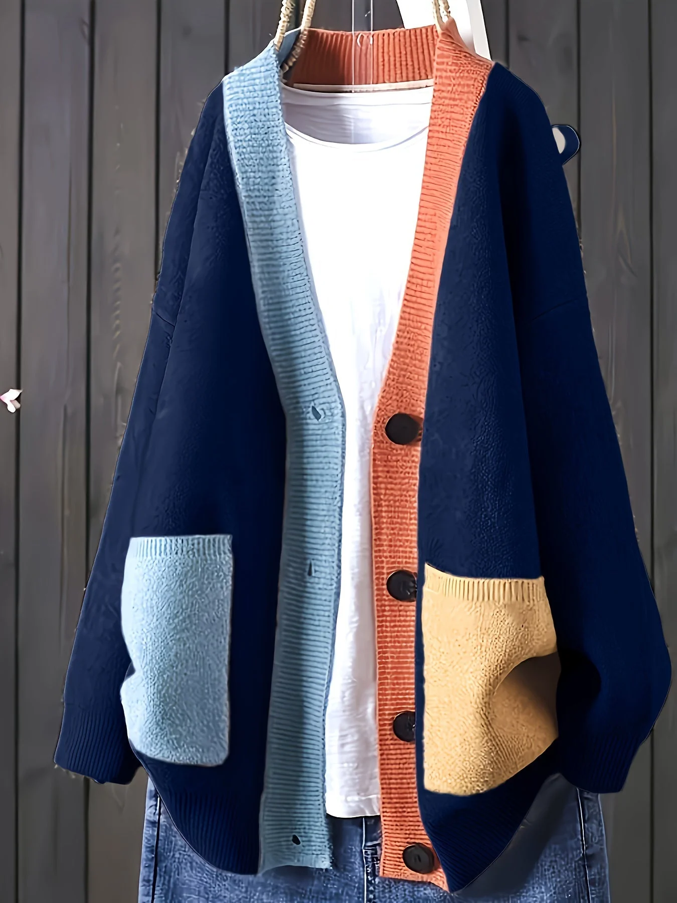 Peggy - Cardigan Casual Colorato Con Maniche Lunghe - Image 3