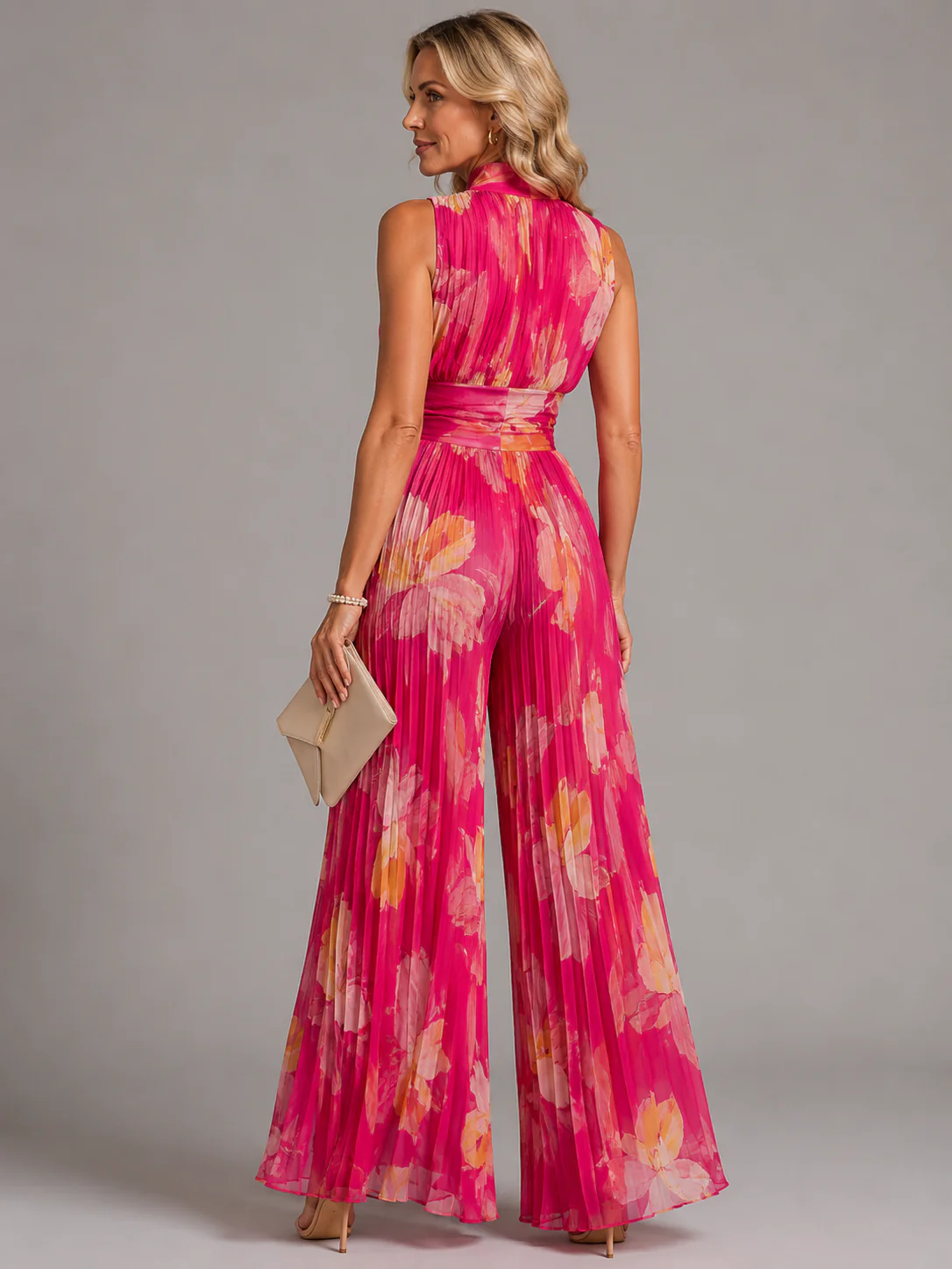 Perrine - Tuta in Chiffon Plissettato - Image 12