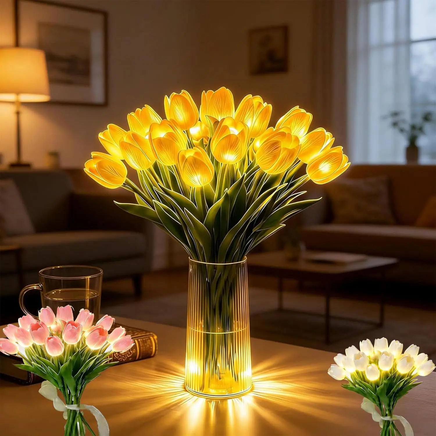 Petaluxe - Elegante Lampada a LED a Forma Di Vaso Di Fiori Per Un Arredamento Accogliente - Image 2