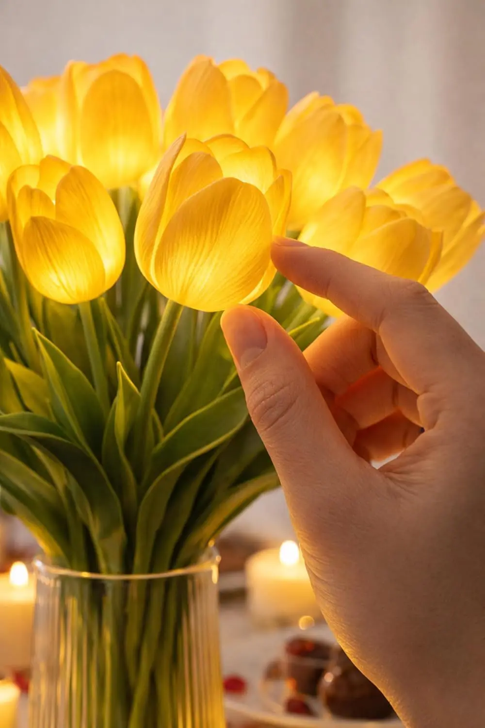 Petaluxe - Elegante Lampada a LED a Forma Di Vaso Di Fiori Per Un Arredamento Accogliente - Image 5