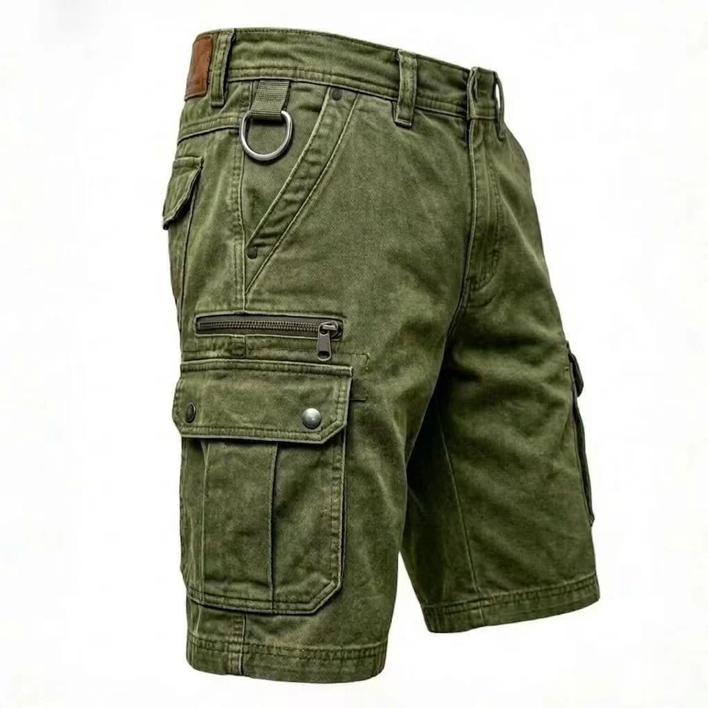 Pezeshkian - Pantaloncini Cargo in Denim Alla Moda - Image 3