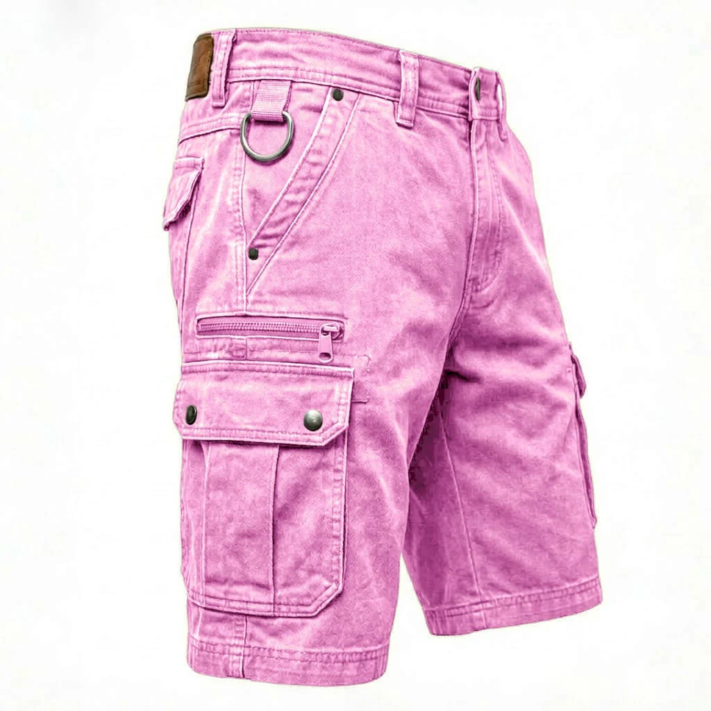 Pezeshkian - Pantaloncini Cargo in Denim Alla Moda - Image 5