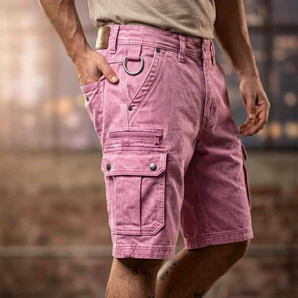 Pezeshkian - Pantaloncini Cargo in Denim Alla Moda - Image 6