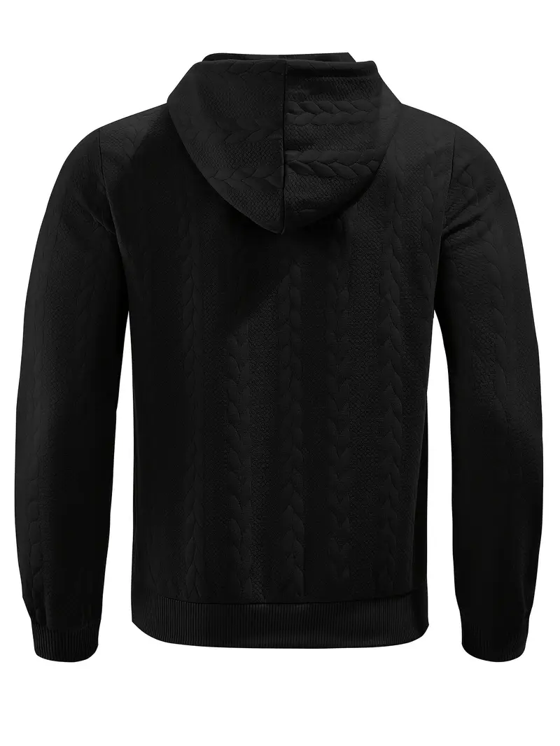 Philipp - Felpa Con Cappuccio E Zip Casual A Maniche Lunghe - Image 13