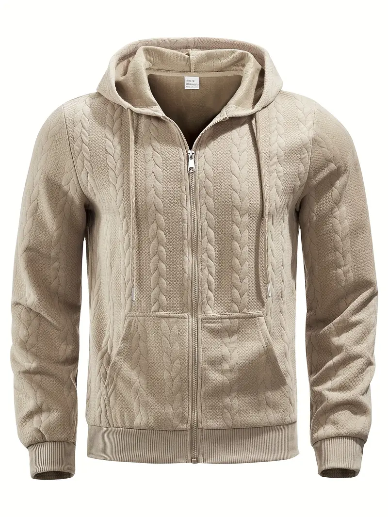 Philipp - Felpa Con Cappuccio E Zip Casual A Maniche Lunghe - Image 4