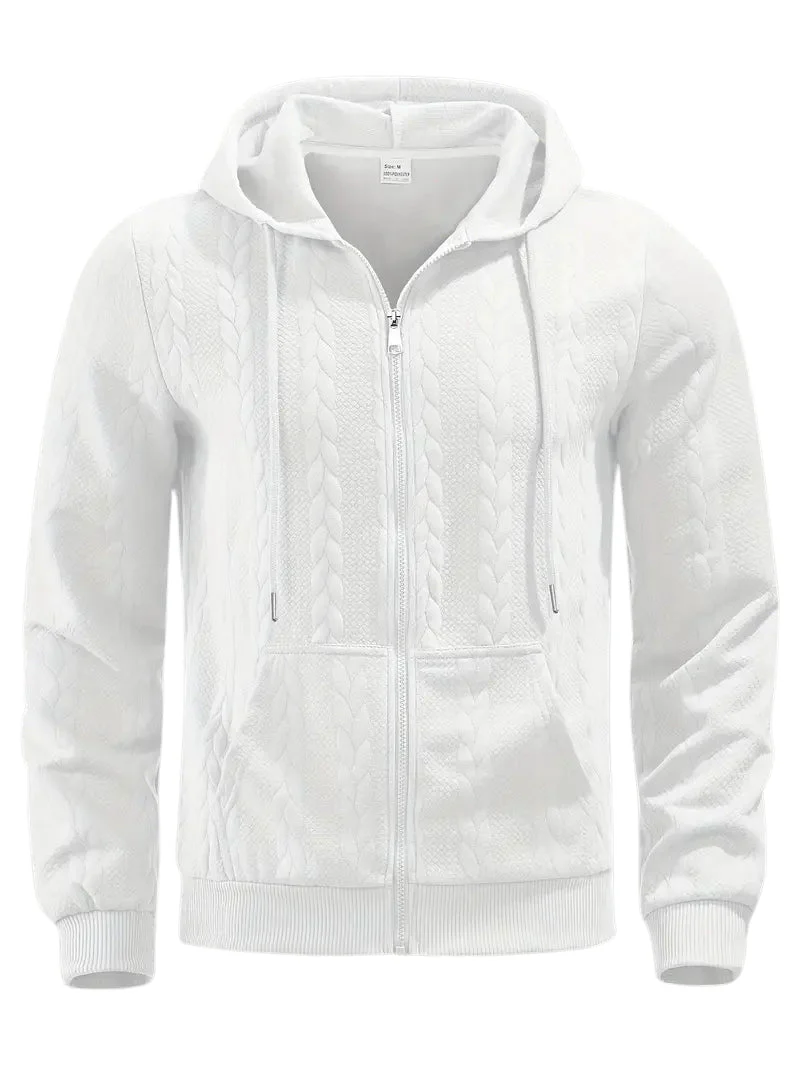 Philipp - Felpa Con Cappuccio E Zip Casual A Maniche Lunghe - Image 5