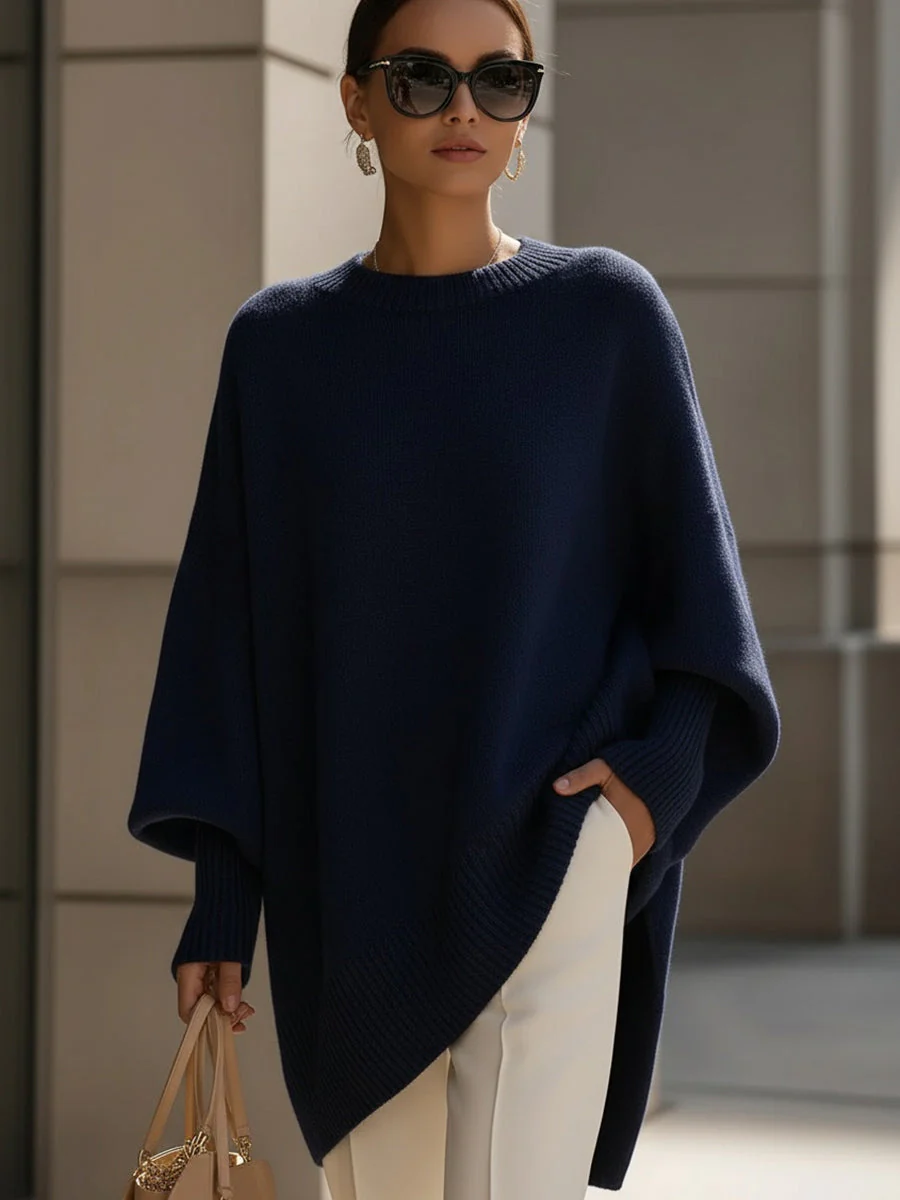 Phobe – Maglione Oversize Asimmetrico Lavorato A Maglia - Image 7