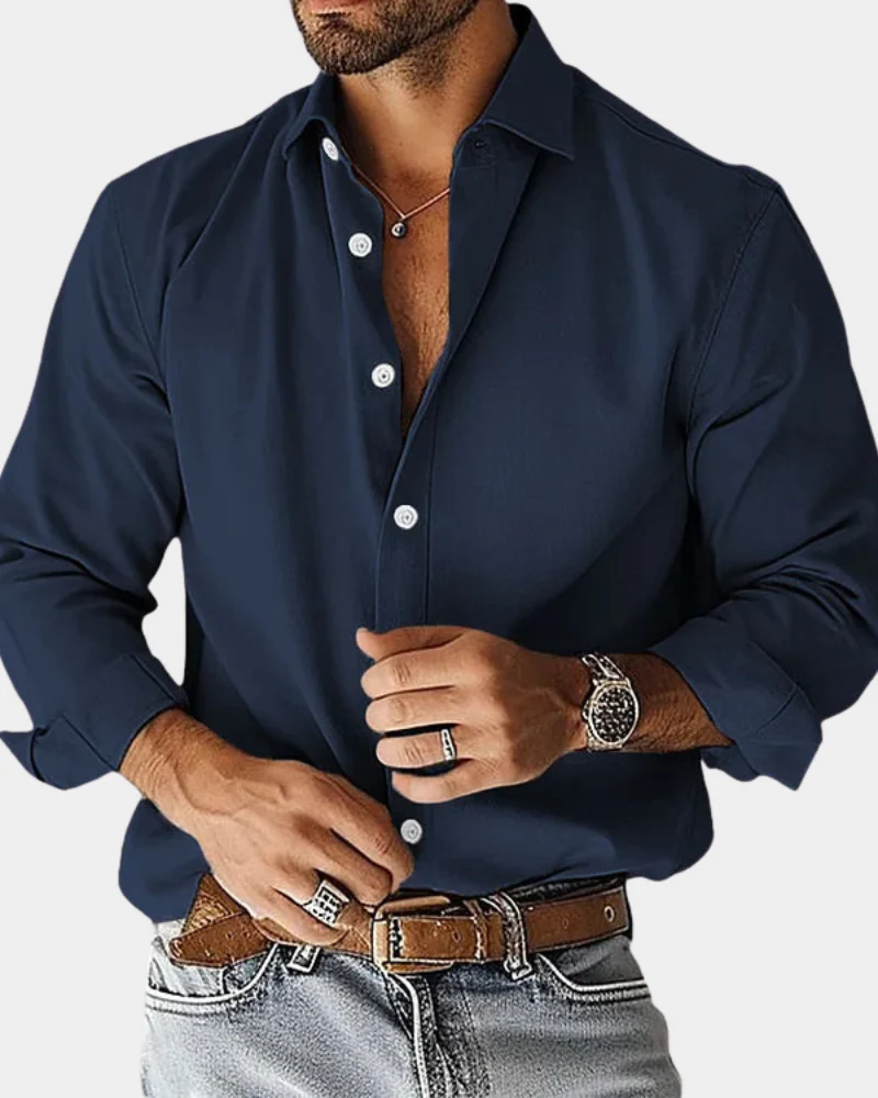 Pinchas - Camicia a Maniche Lunghe Con Bottoni - Image 7