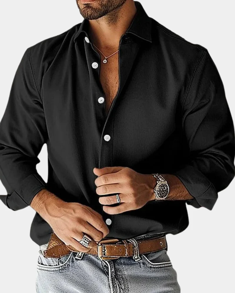 Pinchas - Camicia a Maniche Lunghe Con Bottoni - Image 8