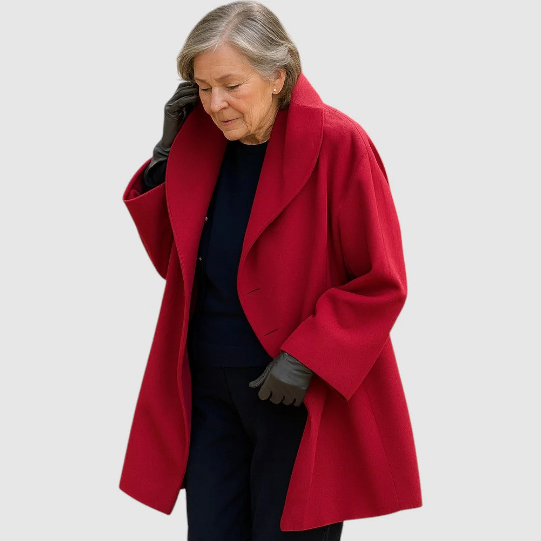 Plesette - Cappotto In Lana Cashmere Giacca a Vento - Image 4