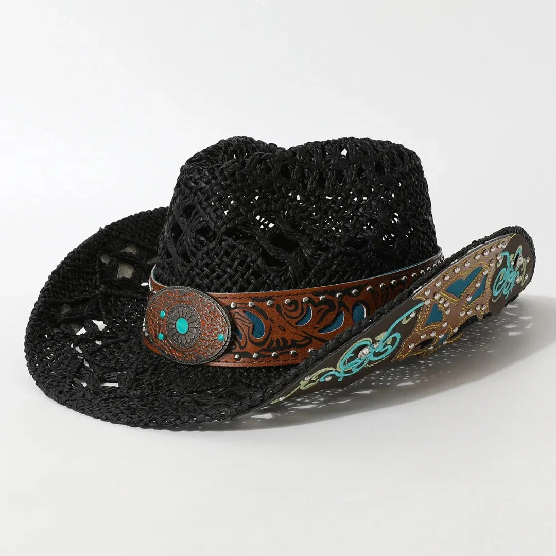 PrairieCrown - Cappello Da Cowboy Intrecciato