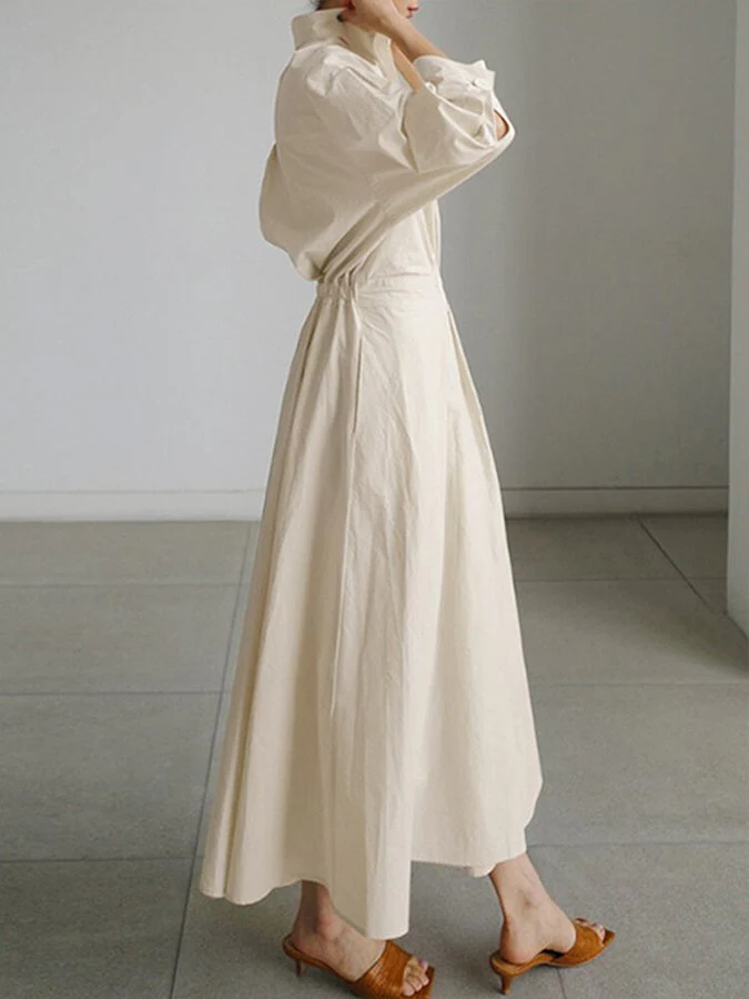 Priyanka - Elegante Abito Lungo Con Maniche Lunghe - Image 6