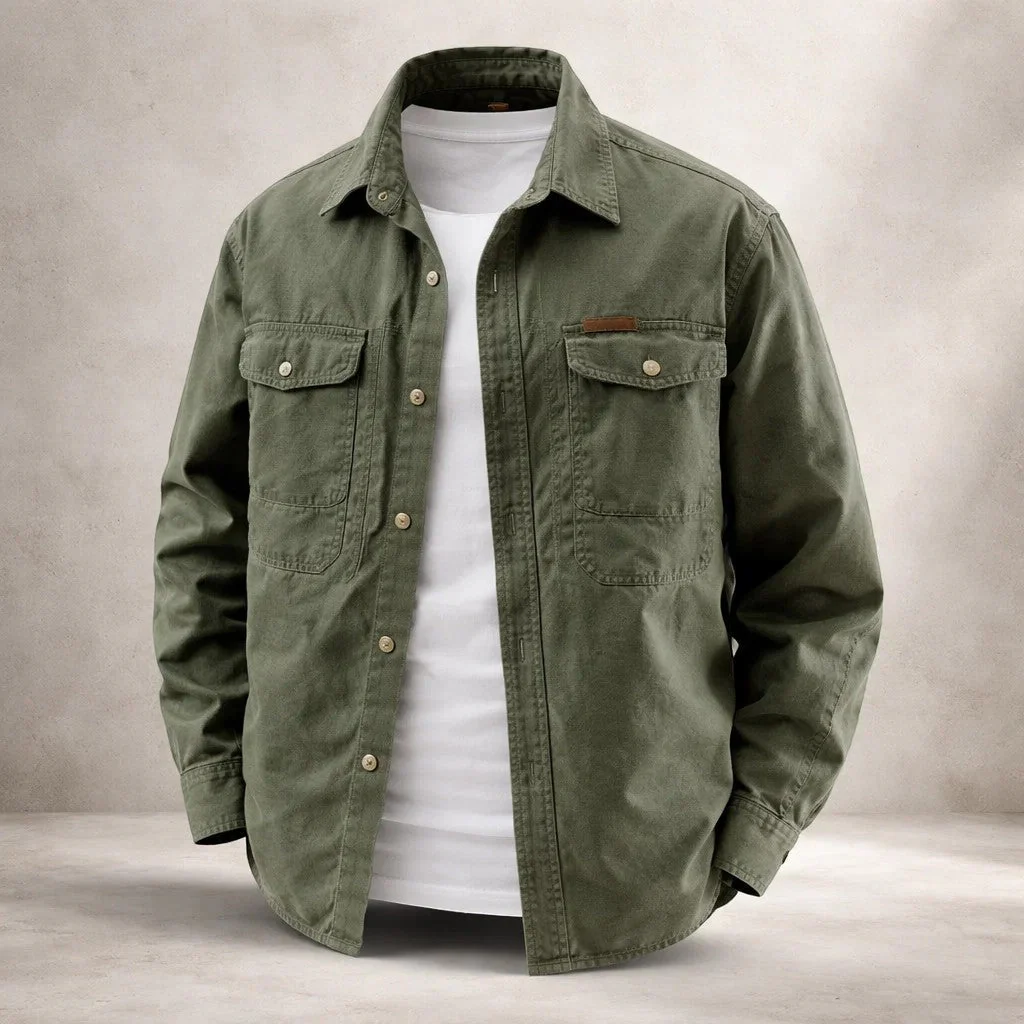 Prosper - Camicia Oversize in Cotone a Maniche Lunghe