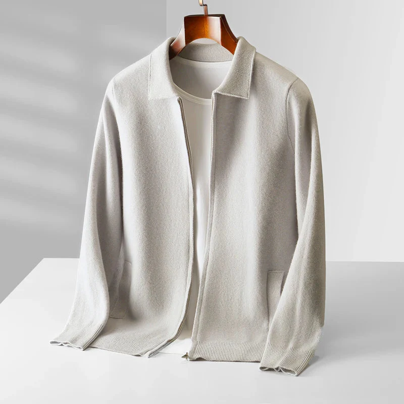 Quinton - Cardigan In Cashmere Con Cerniera - Image 5