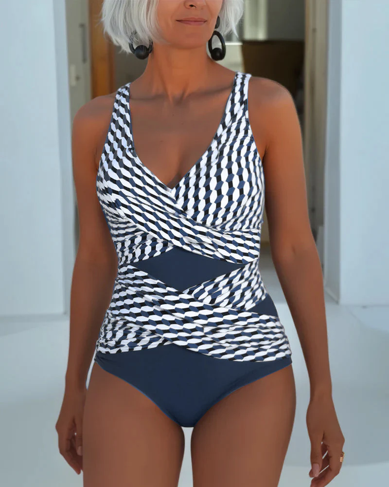Rachell - Elegante Costume da Bagno Incrociato - Image 2